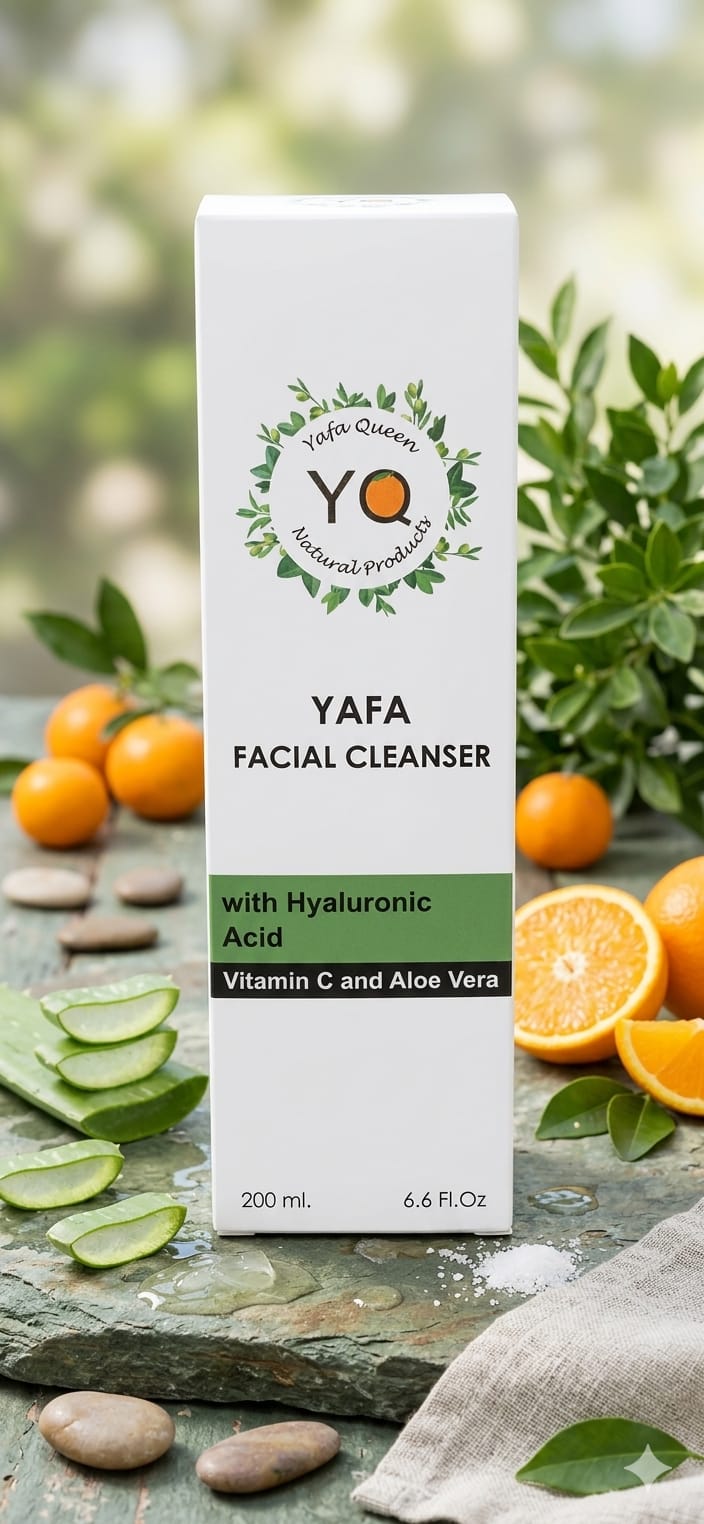 Yafa Facial Cleanser with Hyaluronic Acid, Vitamin C & Aloe Vera