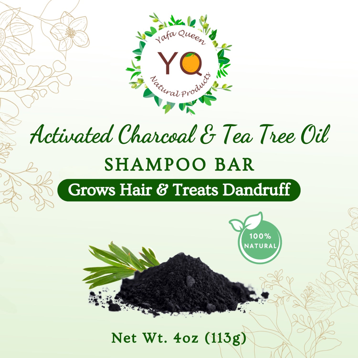 Activated Charcoal Shampoo Bar