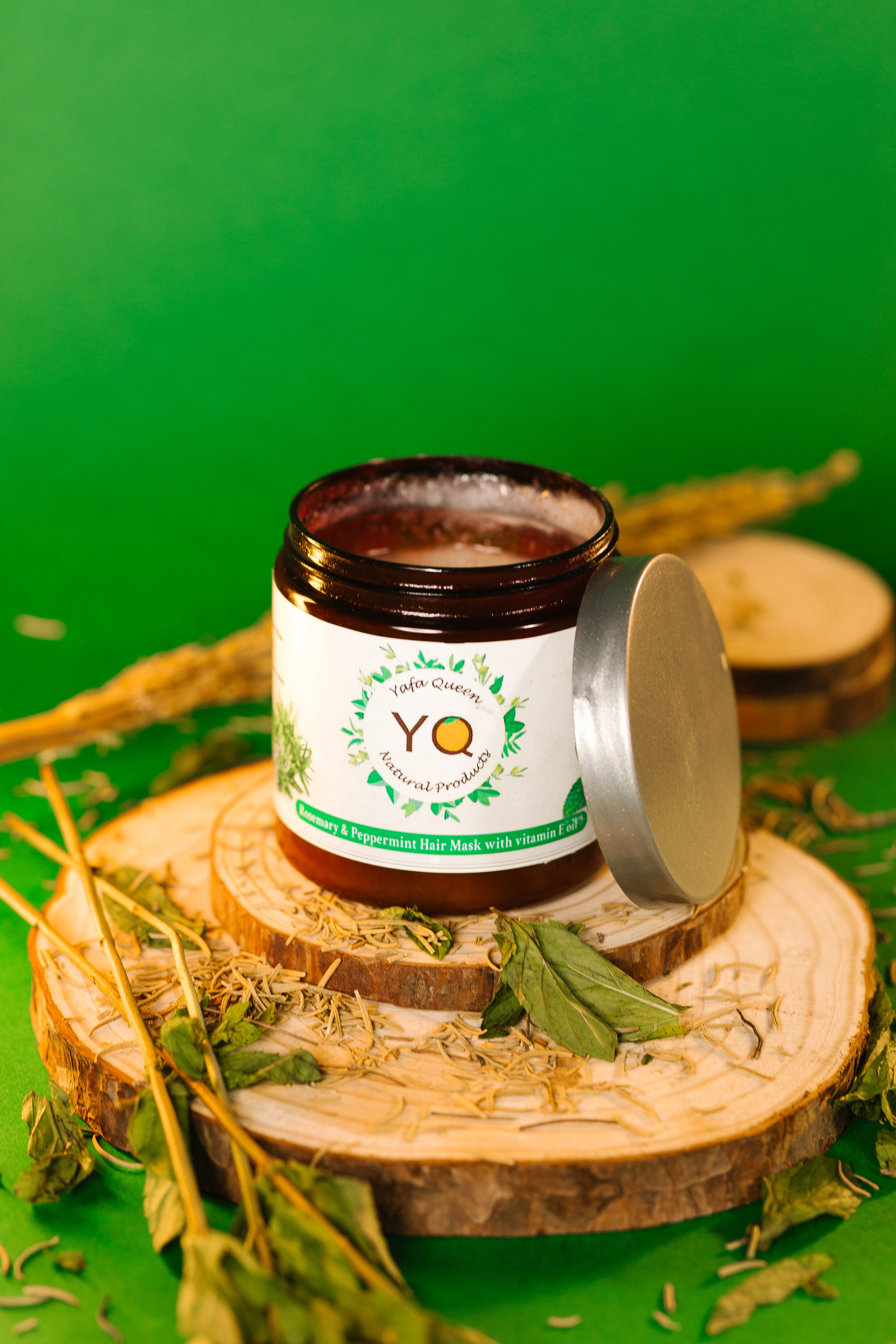 Peppermint and Rosemary Creamy Shea Hair Mask