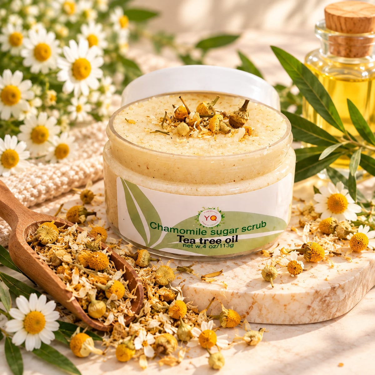 Chamomile & Tea Tree Face Scrub