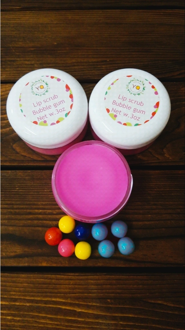 Bubble gum Lip Scrub