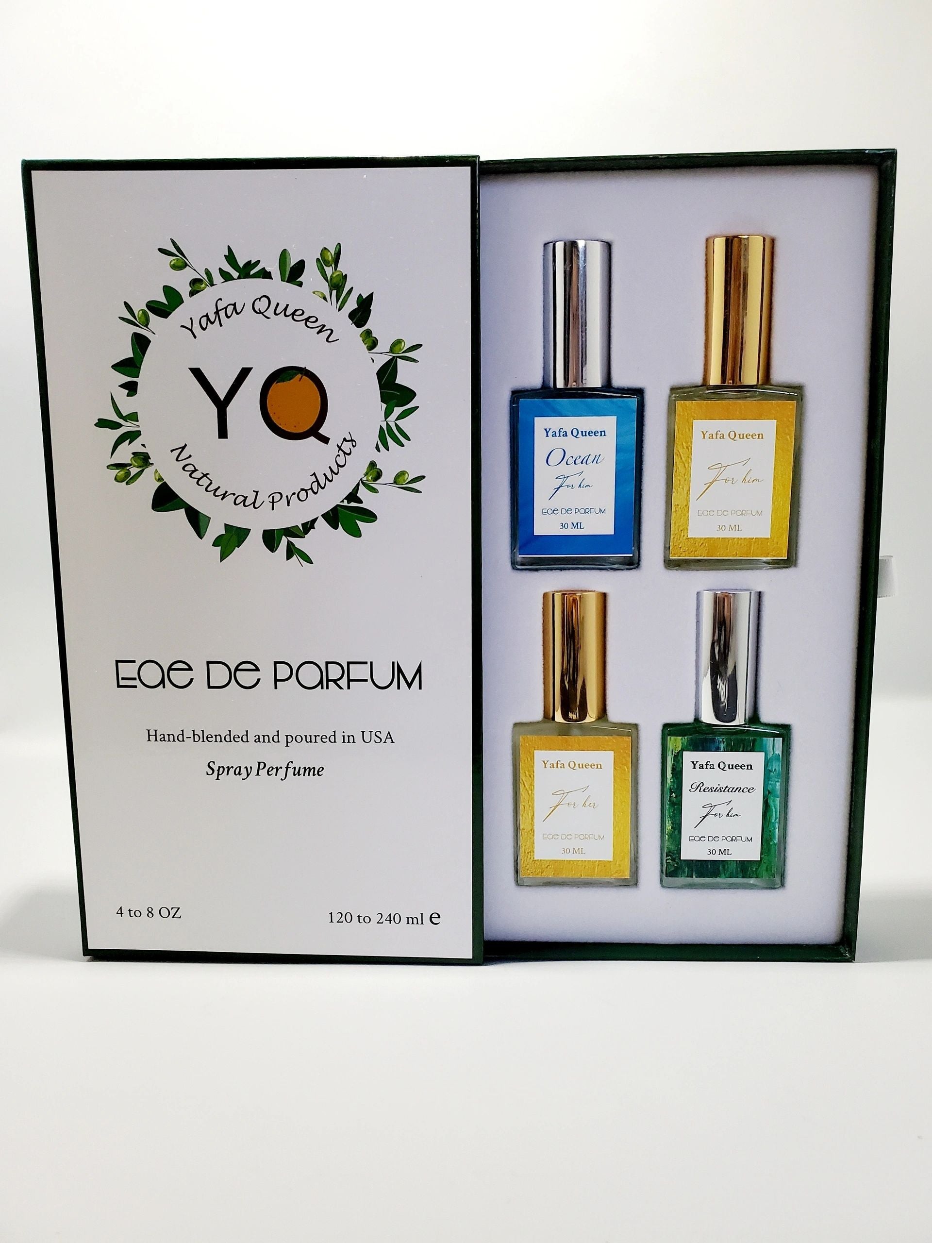 4 small perfume bottles 3 for men & 1 women