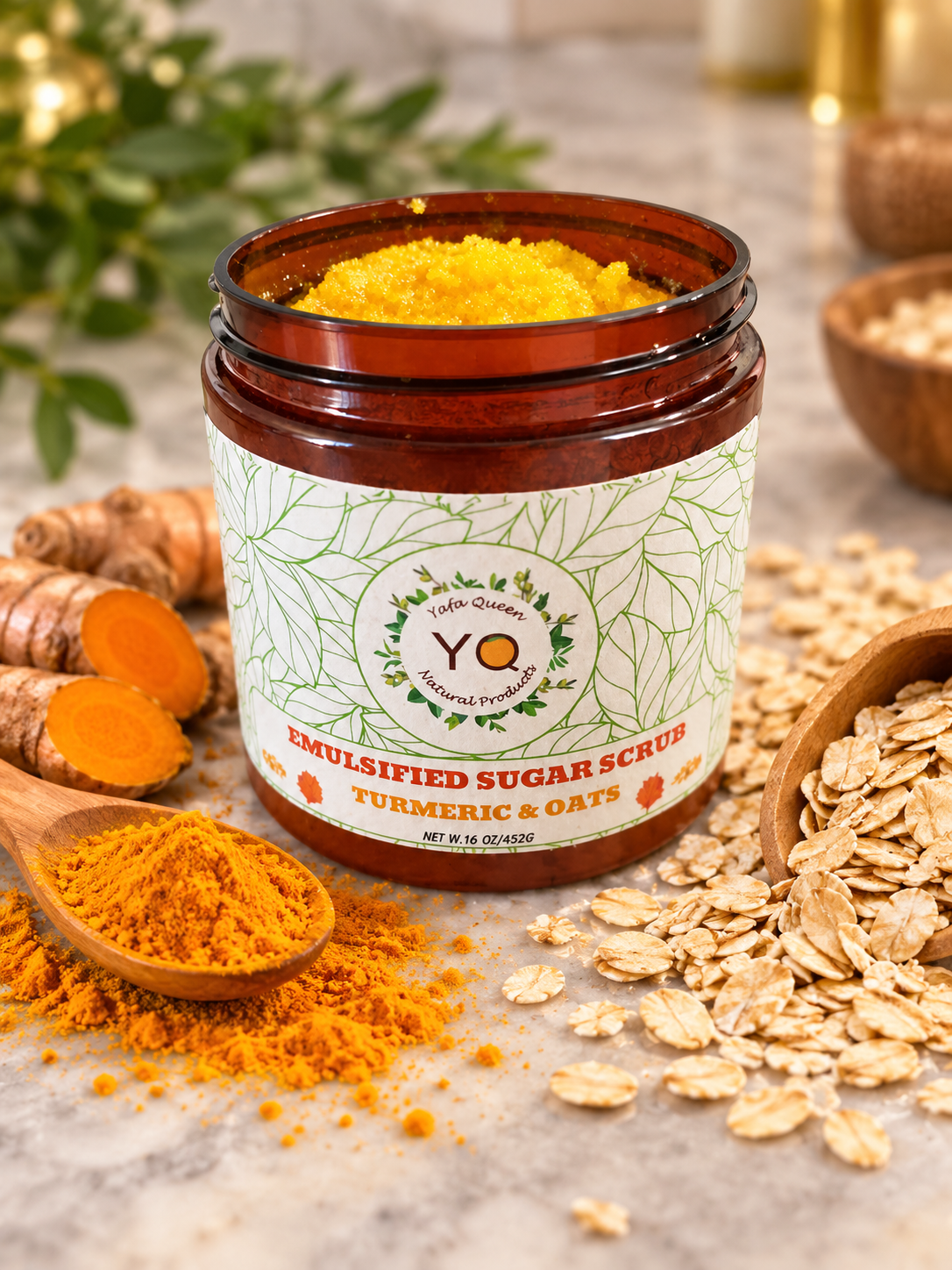 Turmeric &amp; Oats Body Scrub