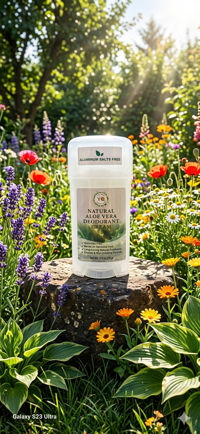 Natural Aloe Vera Deodorant Cream