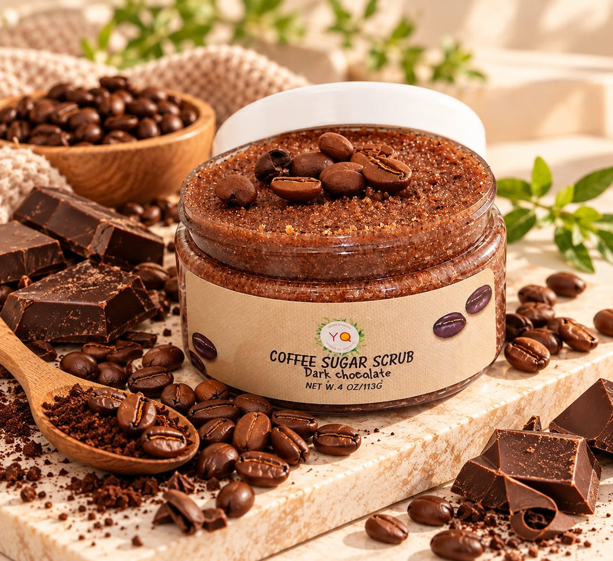 Coffee &amp; Dark Chocolate Face Scrub