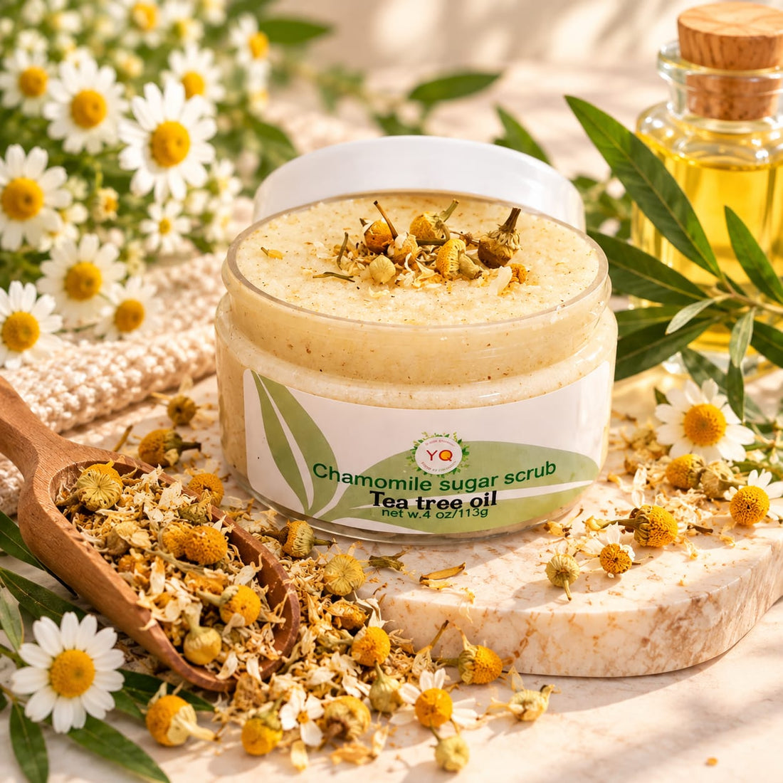 Chamomile &amp; Tea Tree Face Scrub