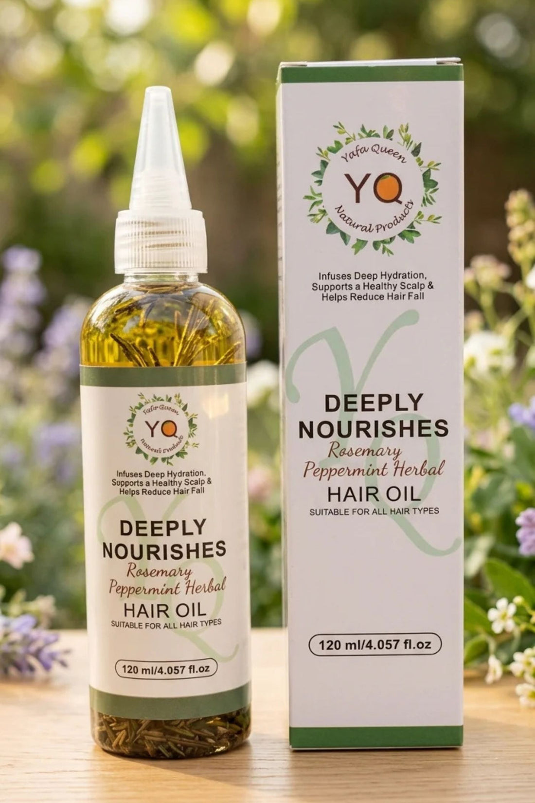 Rosemary &amp; Peppermint Herbal Hair Oil