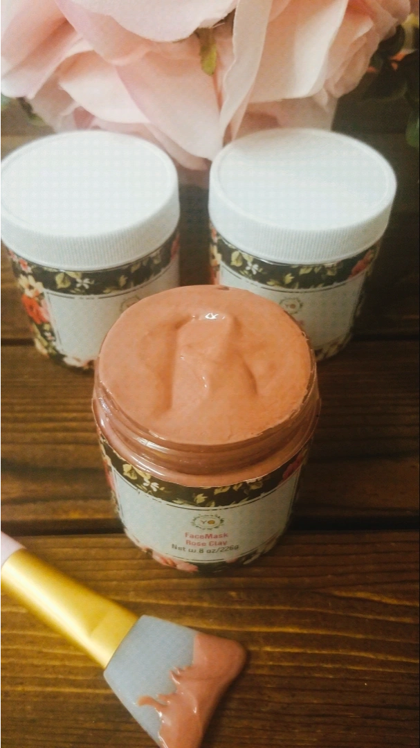 Rose Clay Face Mask (Large)