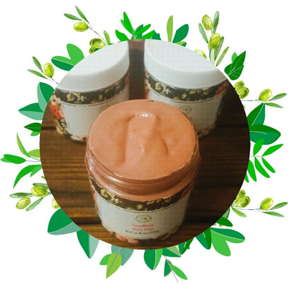 Rose Clay Face Mask (Large)